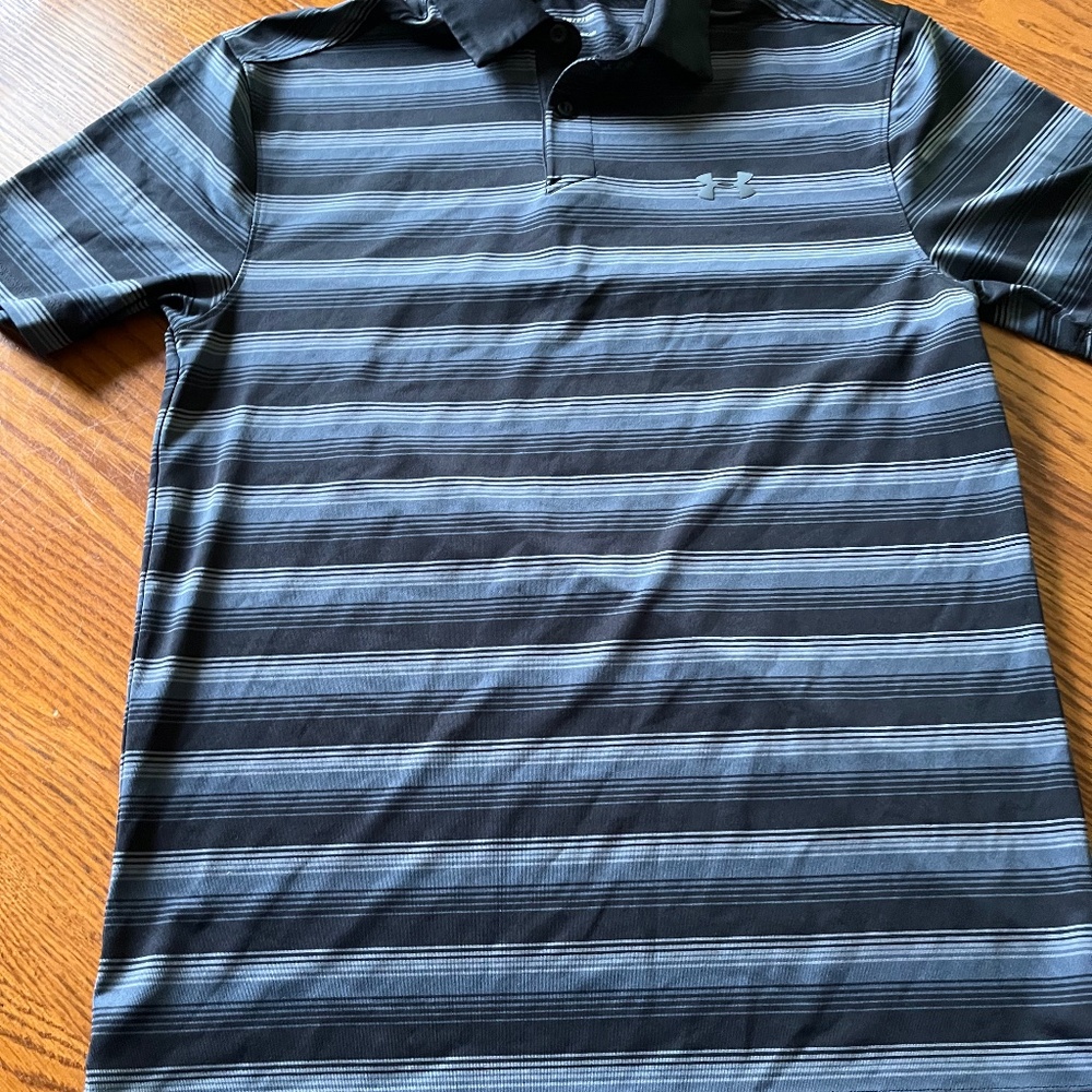 Under Armour Men’s 3 Short Sleeve Polo Shirt Sz Small